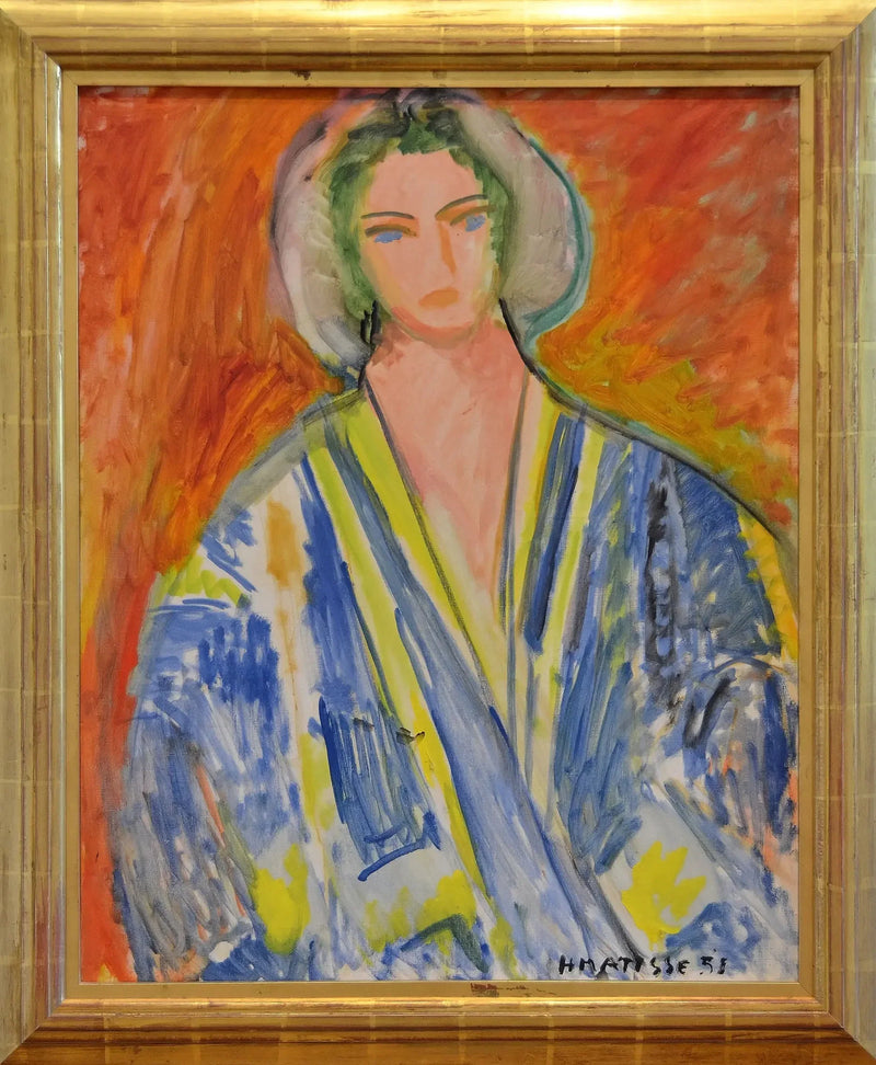 Kvinde i blå gandoura - Henri Matisse