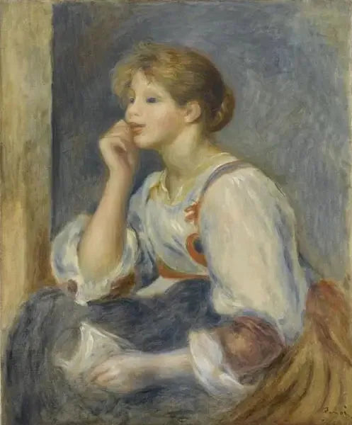 Kvinde med brevet - Pierre-Auguste Renoir