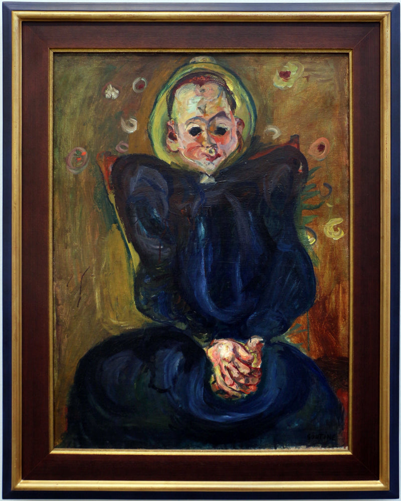 Kvinde i blå kjole - Chaim Soutine