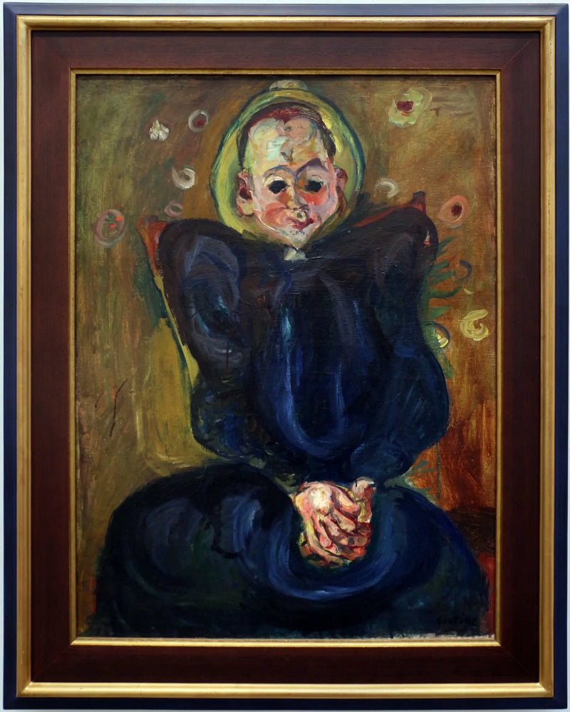 Kvinde i blå kjole - Chaim Soutine