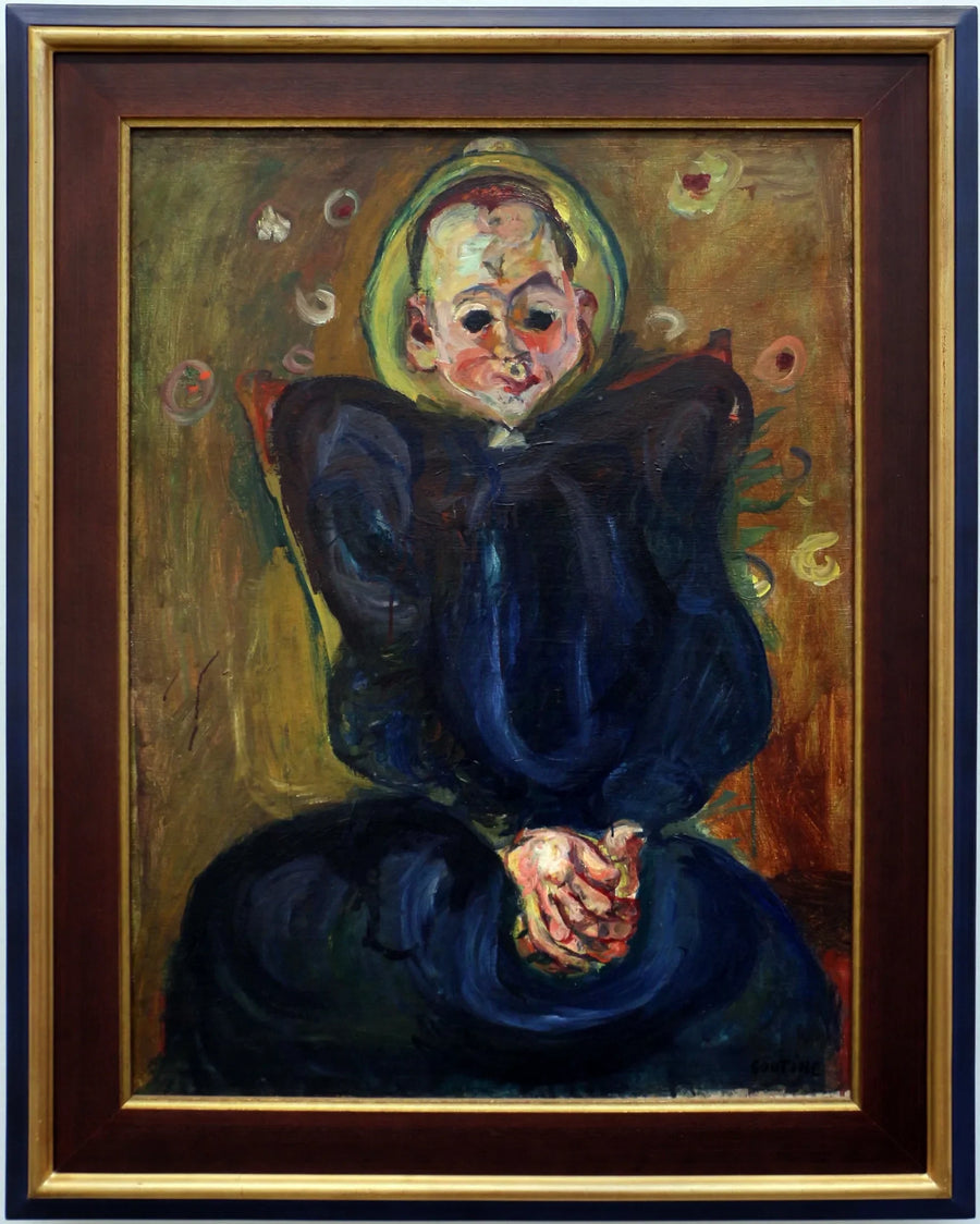 Kvinde i blå kjole - Chaim Soutine