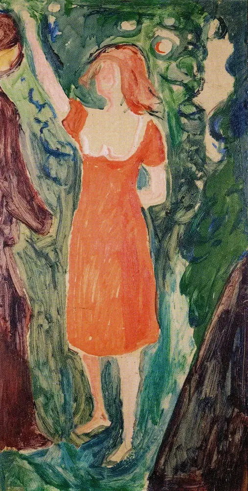 Kvinde i den røde kjole - Edvard Munch