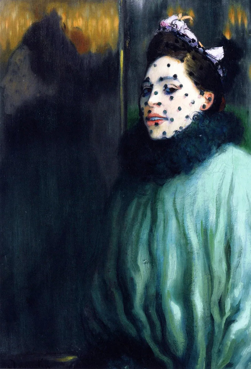 Kvinde med Voilette - Louis Anquetin