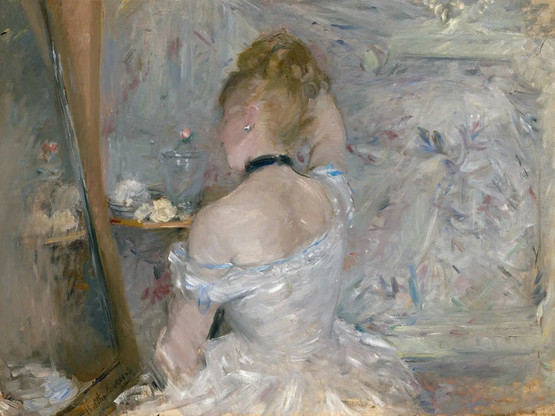 Kvinde ved sit toilet - Berthe Morisot