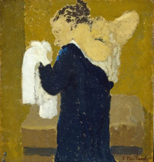 Kvinde ved sit toiletbesøg - Édouard Vuillard