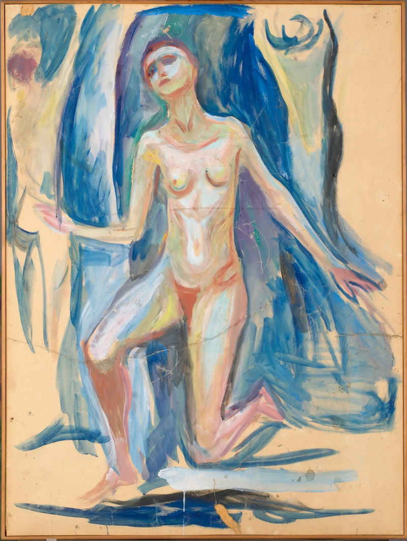 Knebende kvinde - Edvard Munch