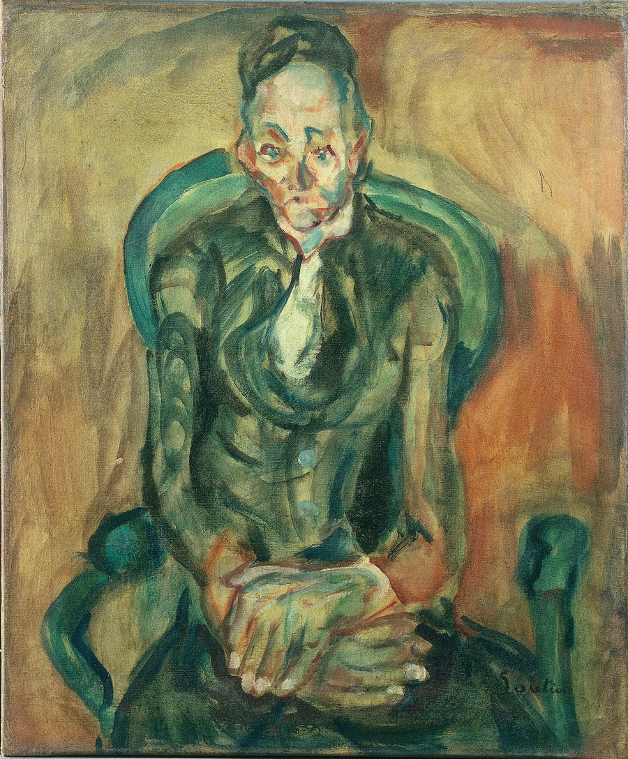 Sidende kvinde - Chaim Soutine