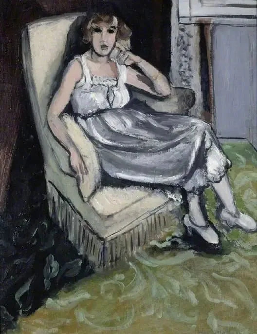 Kvinde siddende i en stol - Henri Matisse