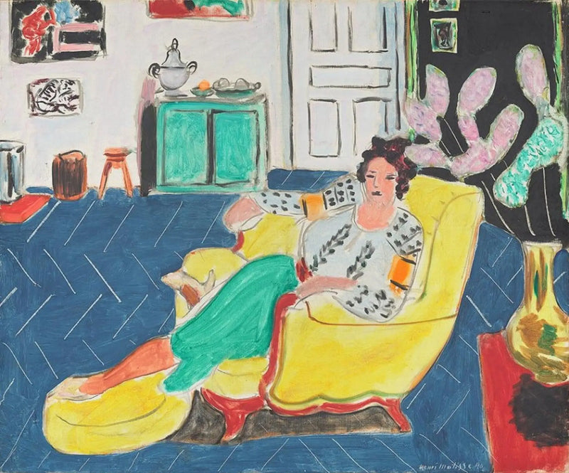 Kvinde siddende i en stol - Henri Matisse