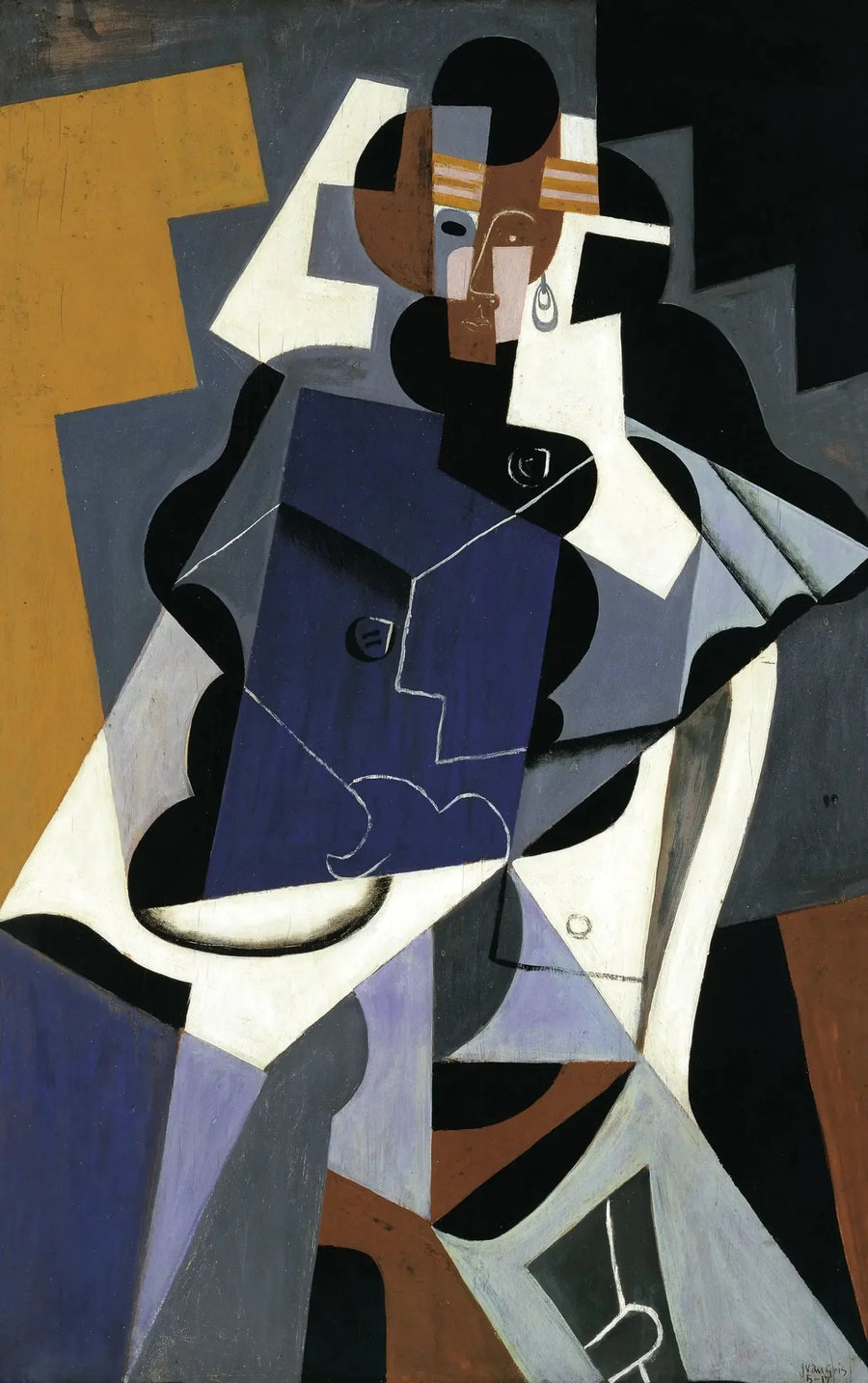 Kvinde sidder - Juan Gris