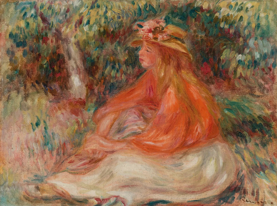 Siddende kvinde (Sealed Woman) - Pierre-Auguste Renoir