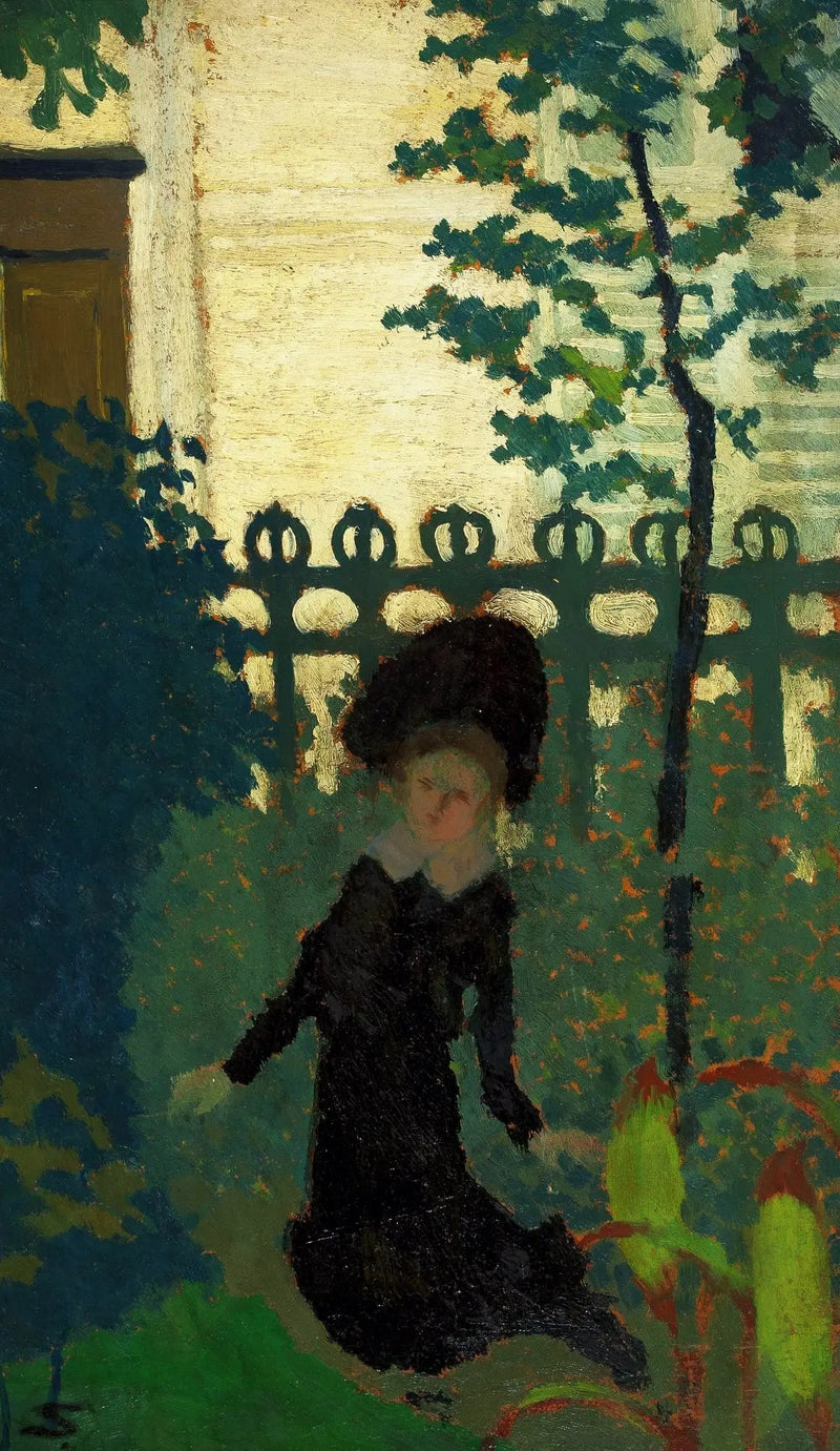 Kvinde i haven. - Édouard Vuillard