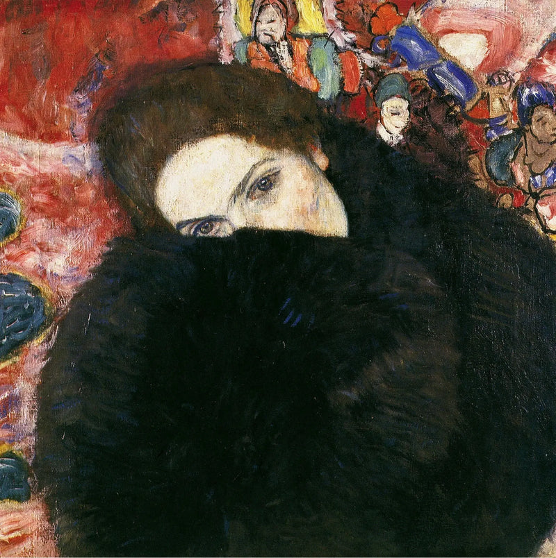 Kvinde med pels - Gustav Klimt