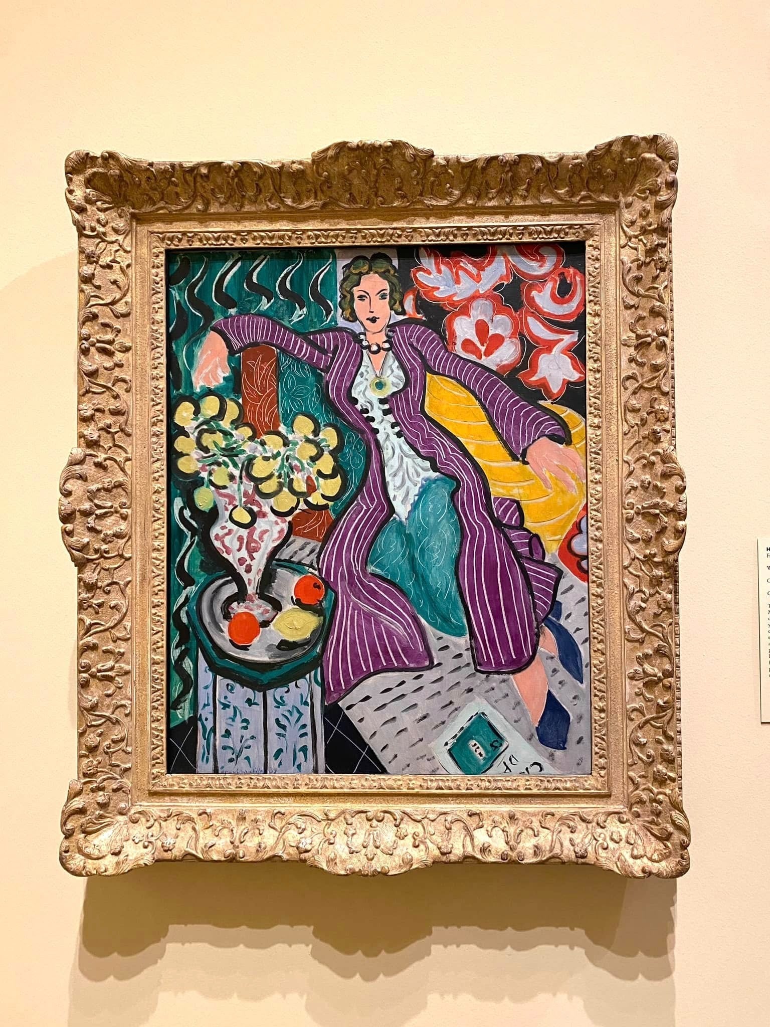 Kvinde i violet frakke - Henri Matisse