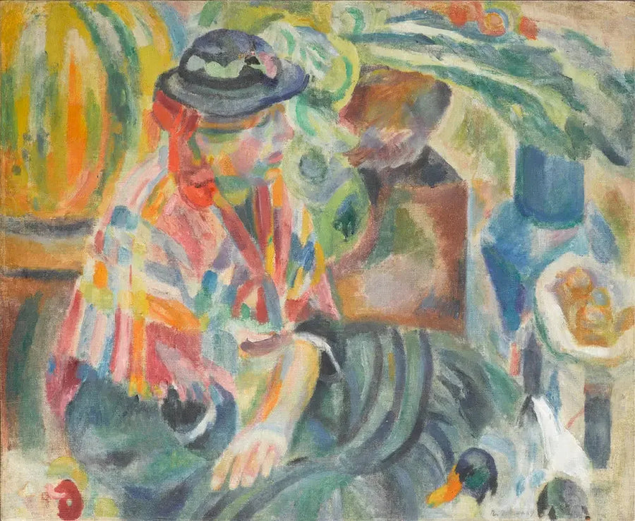 Kvinde på markedet (Portugal) - Robert Delaunay