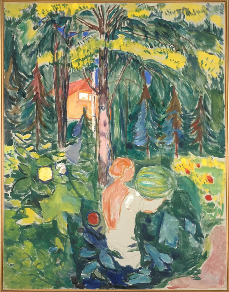 Kvinde med græskar - Edvard Munch