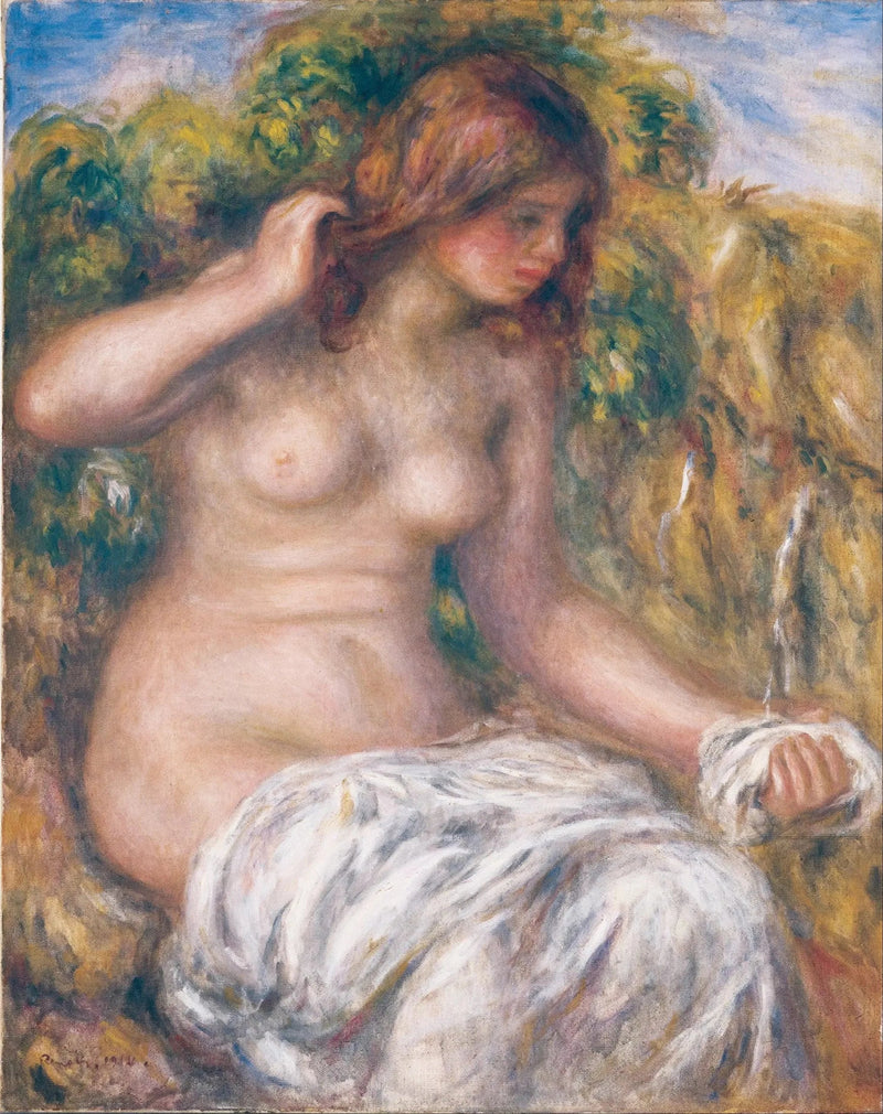 Kvinde om foråret - Pierre-Auguste Renoir