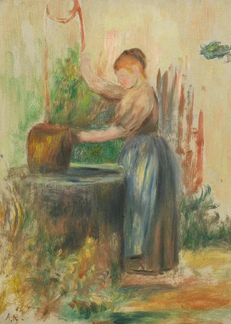 Kvinde ved brønden - Pierre-Auguste Renoir