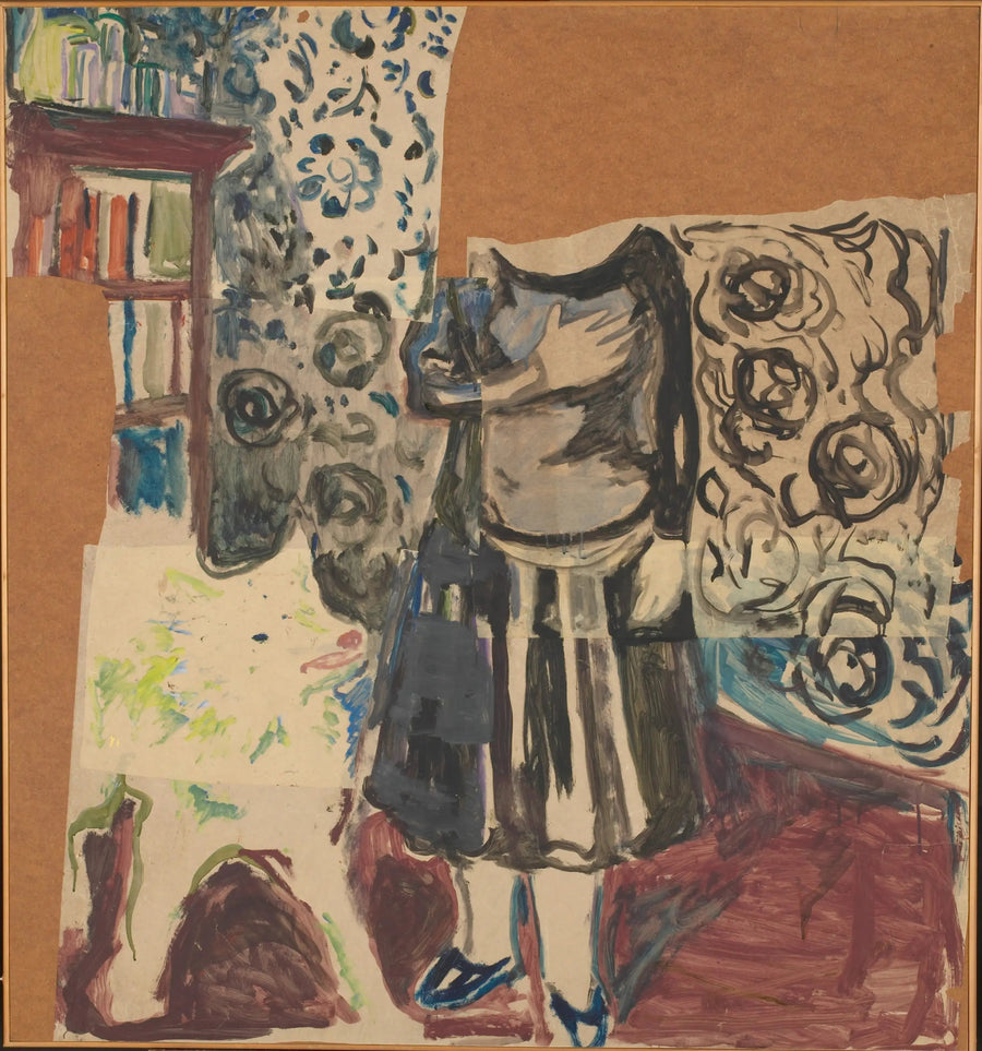Kvinde med samojed - Edvard Munch