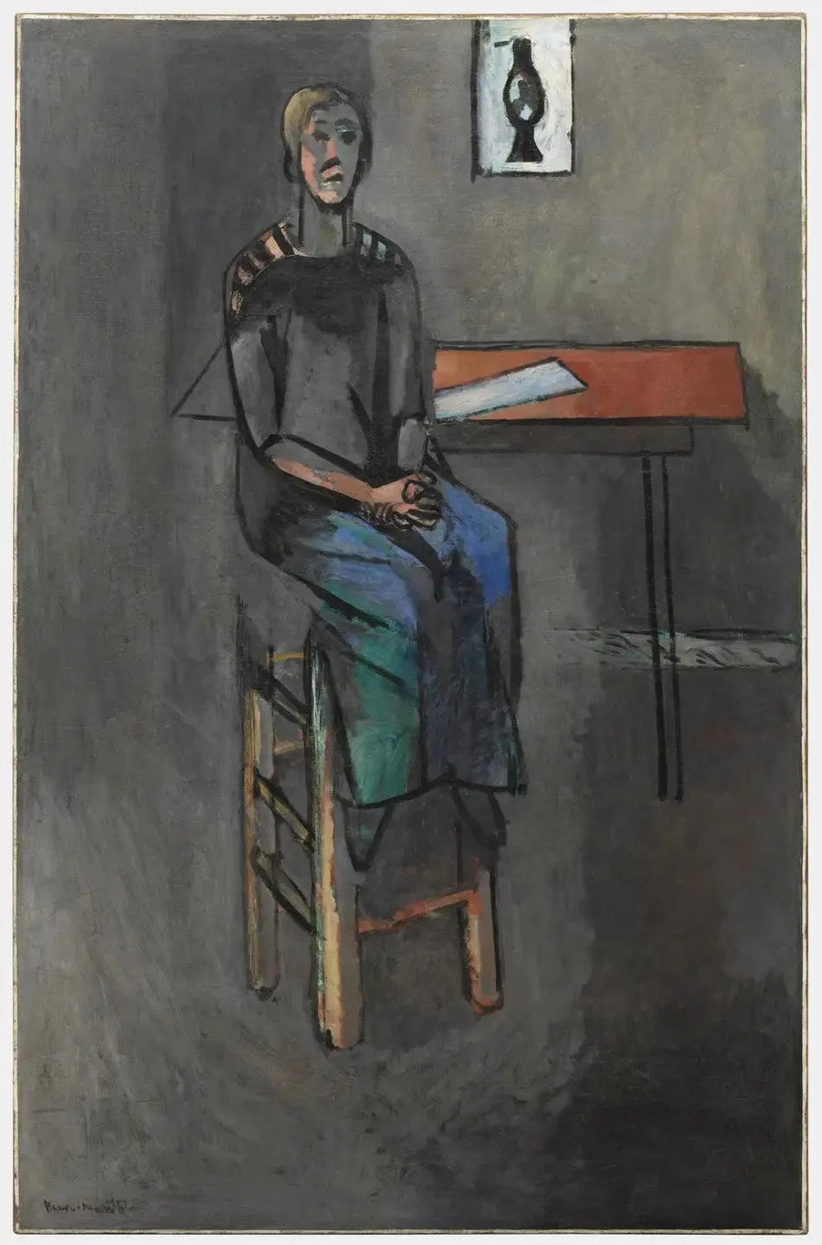Kvinde på skammel - Henri Matisse