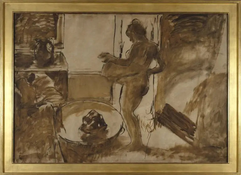 Kvinde i badekar - Edgar Degas