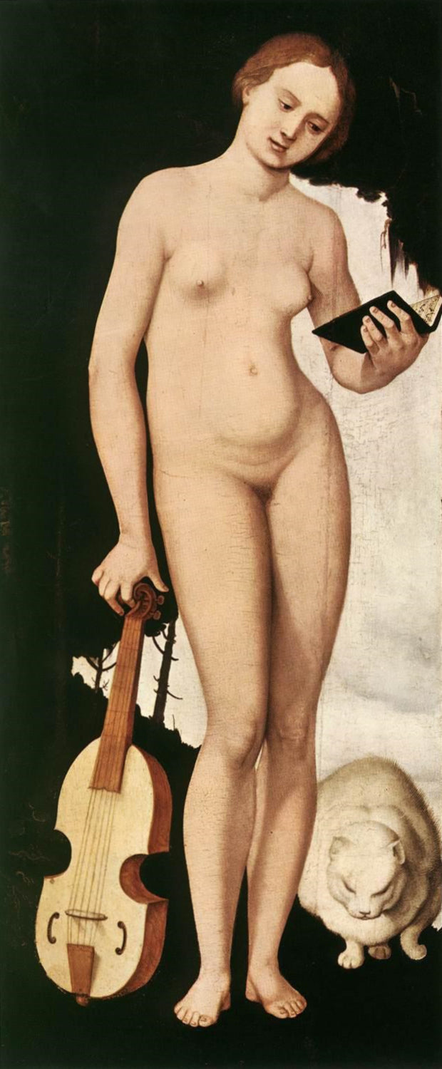 Femme avec chat - Hans Baldung Grien - Alpha Reproduction