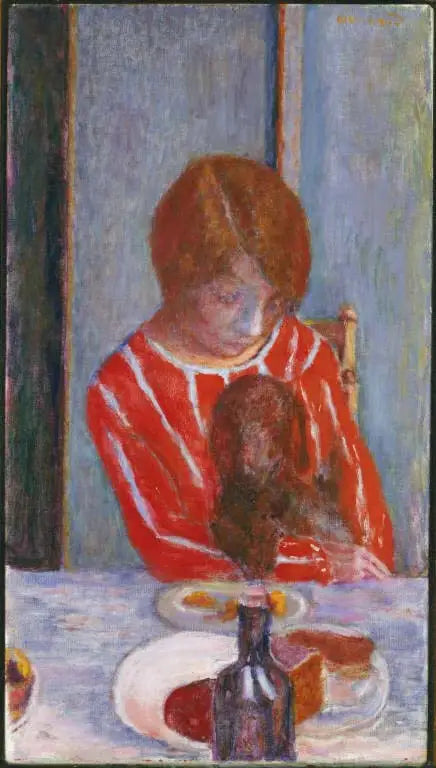 Kvinde med hund - Pierre Bonnard