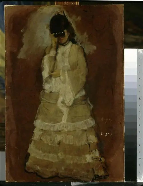 Kvinde med teaterkikkerter - Edgar Degas