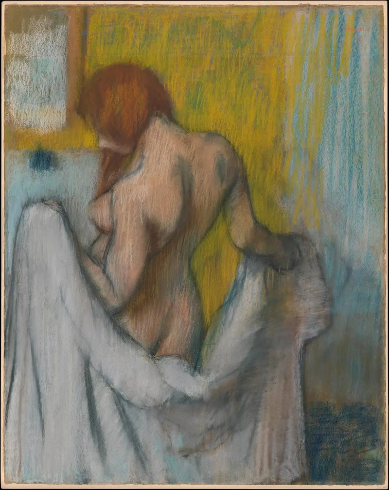 Kvinde med et håndklæde - Edgar Degas
