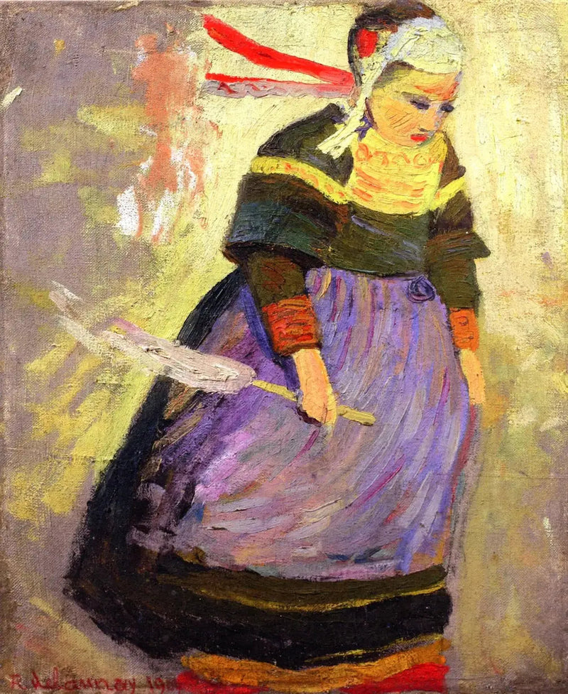 Breton kvinde - Robert Delaunay