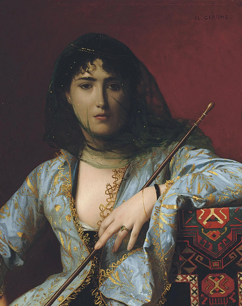 Dækket cirkassisk kvinde - Jean-Léon Gérôme