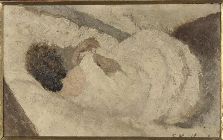 Kvinde liggende bagfra - Édouard Vuillard