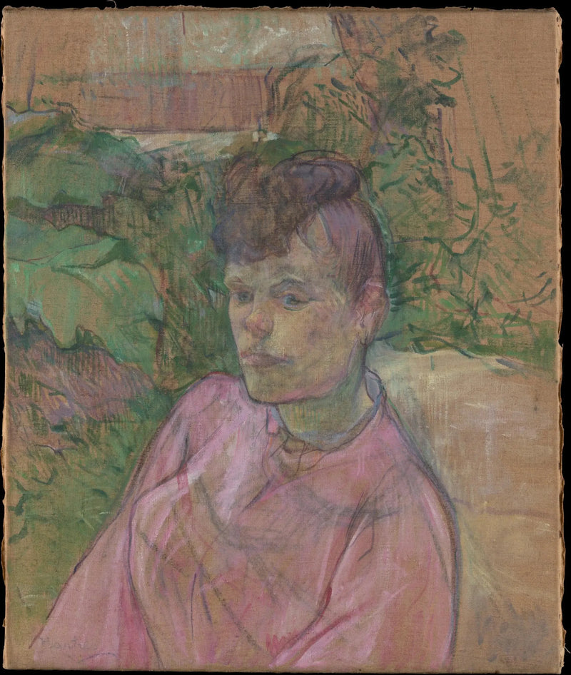 Kvinde i haven hos hr. Forest - Henri de Toulouse-Lautrec