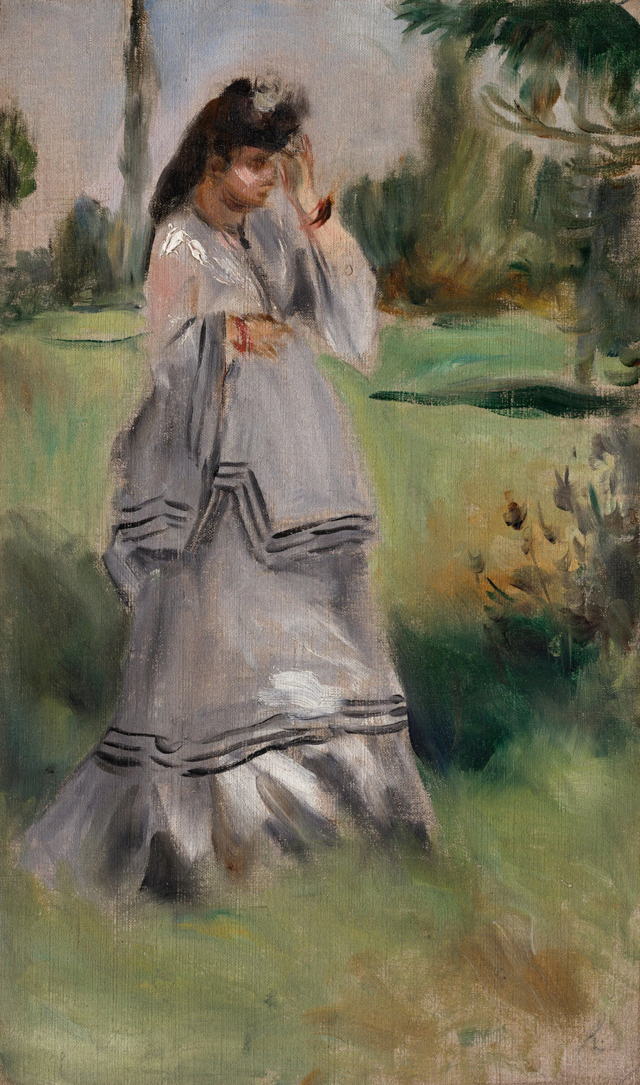 Femme dans un parc - Auguste Renoir