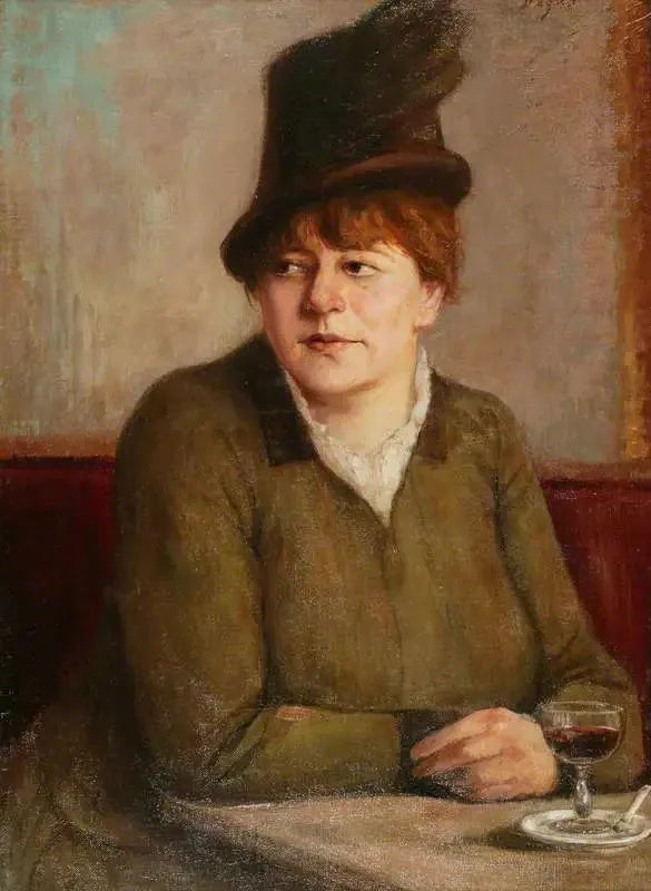 Kvinde i en café - Edgar Degas