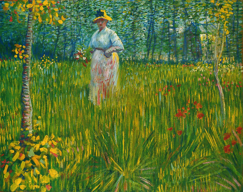 Kvinde i en have - Vincent van Gogh