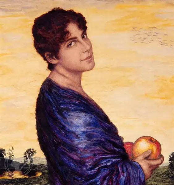 Kvind i et Landskab - Franz Von Stuck