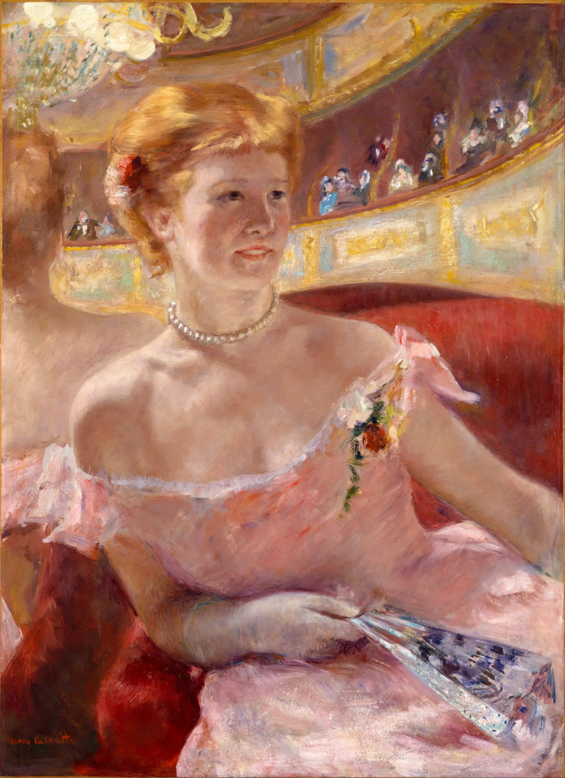 Kvinde i en loge - Mary Cassatt