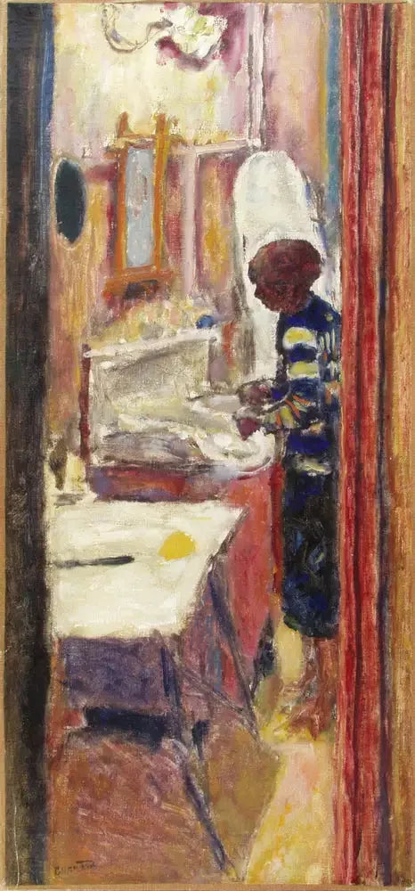 Stående kvinde i et interiør - Pierre Bonnard