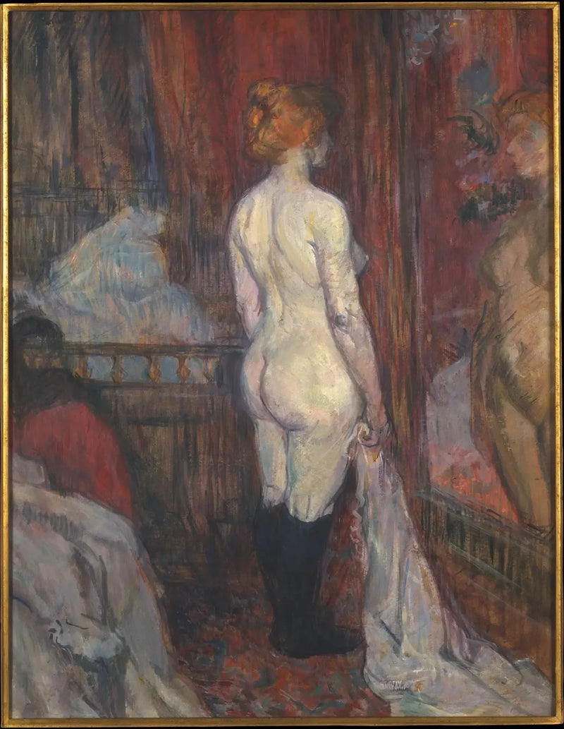 Kvinde foran et spejl - Henri de Toulouse-Lautrec