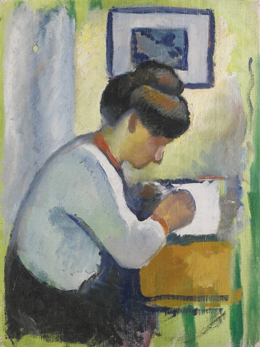 Kvinde der skriver - August Macke
