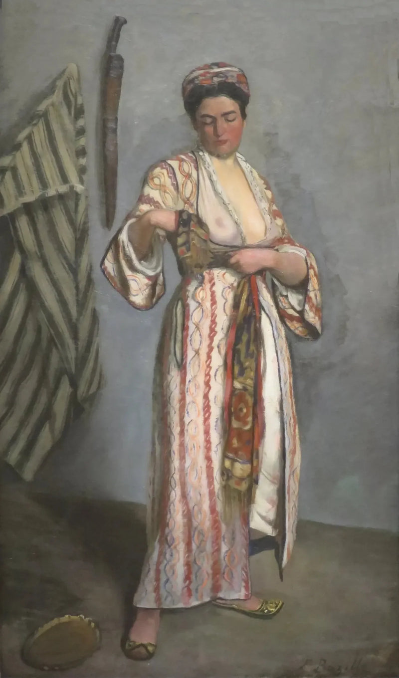 Kvind i maurisk kostume - Frédéric Bazille