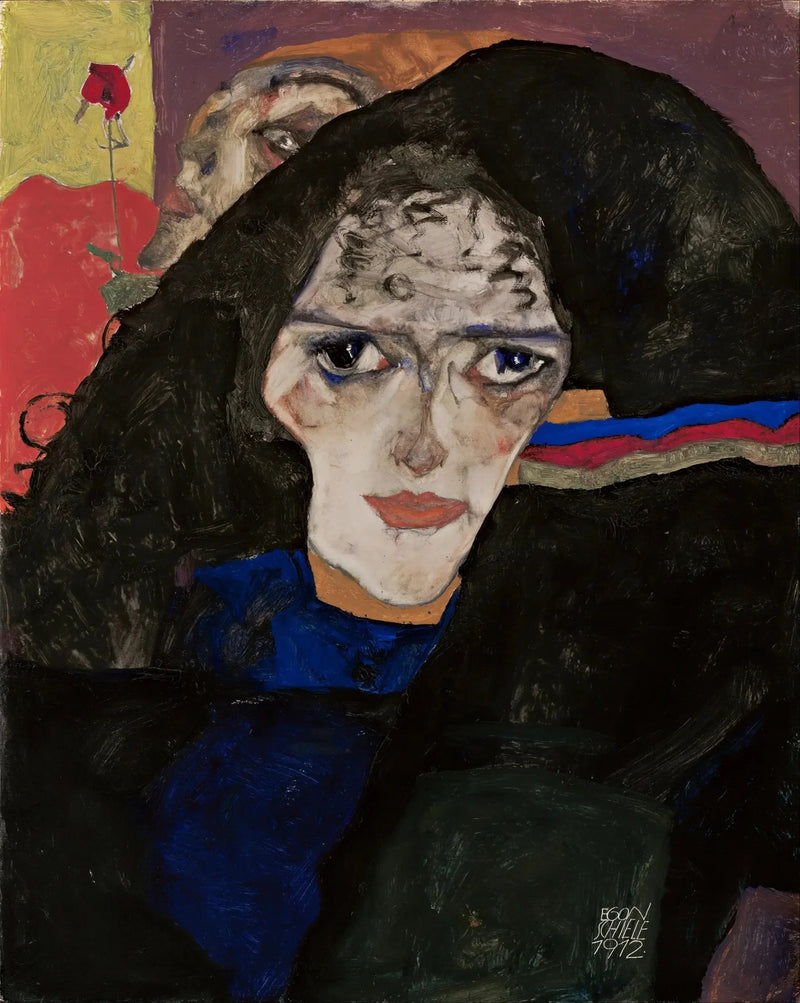 Kvinde i sorg - Egon Schiele
