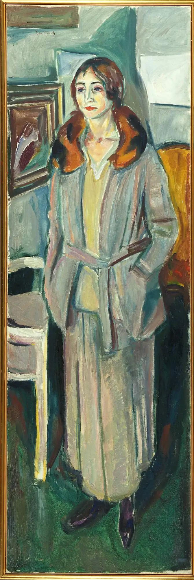 Kvinde i grå - Edvard Munch