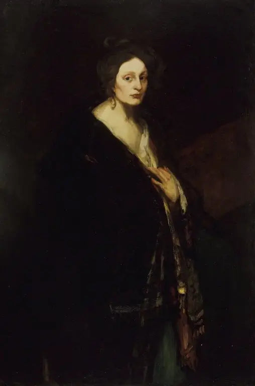 Kvinde i frakke - Robert Henri