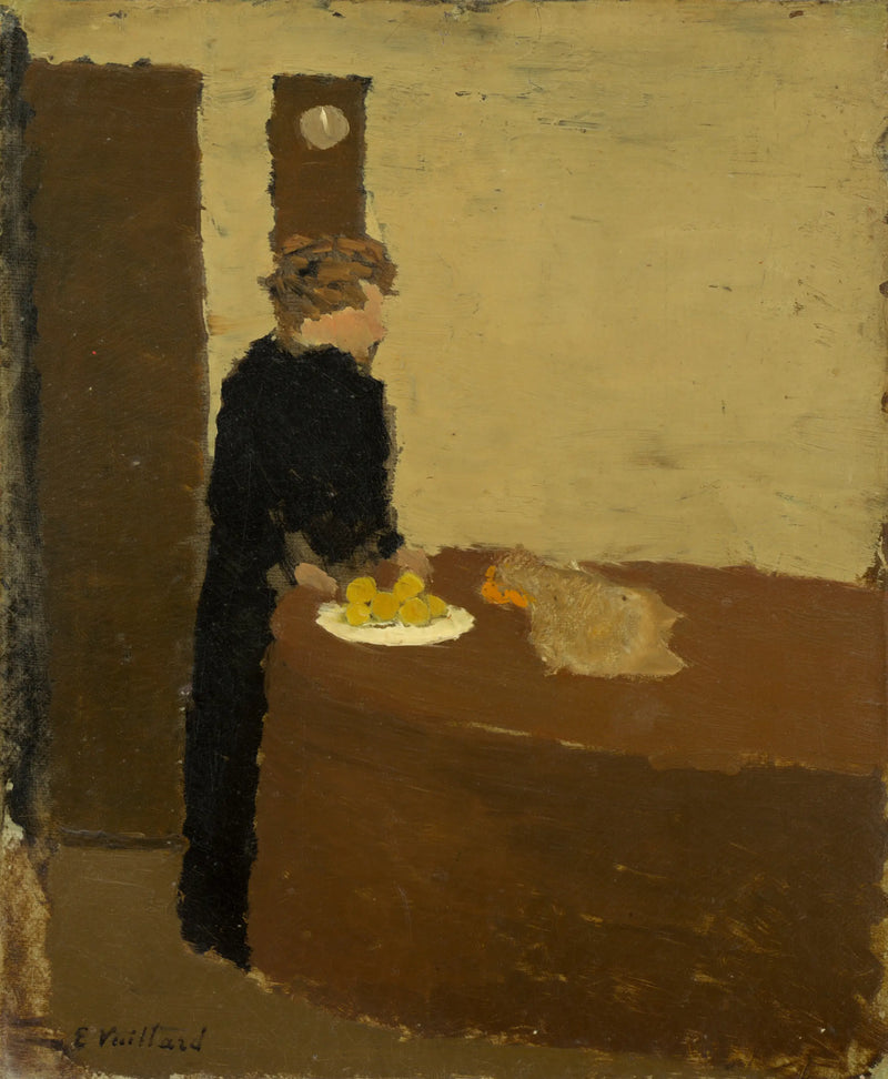 Kvinde i sort - Édouard Vuillard