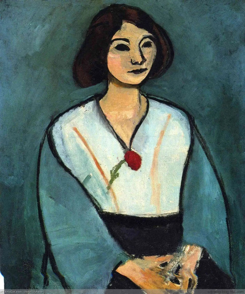 Kvinde i grøn - Henri Matisse