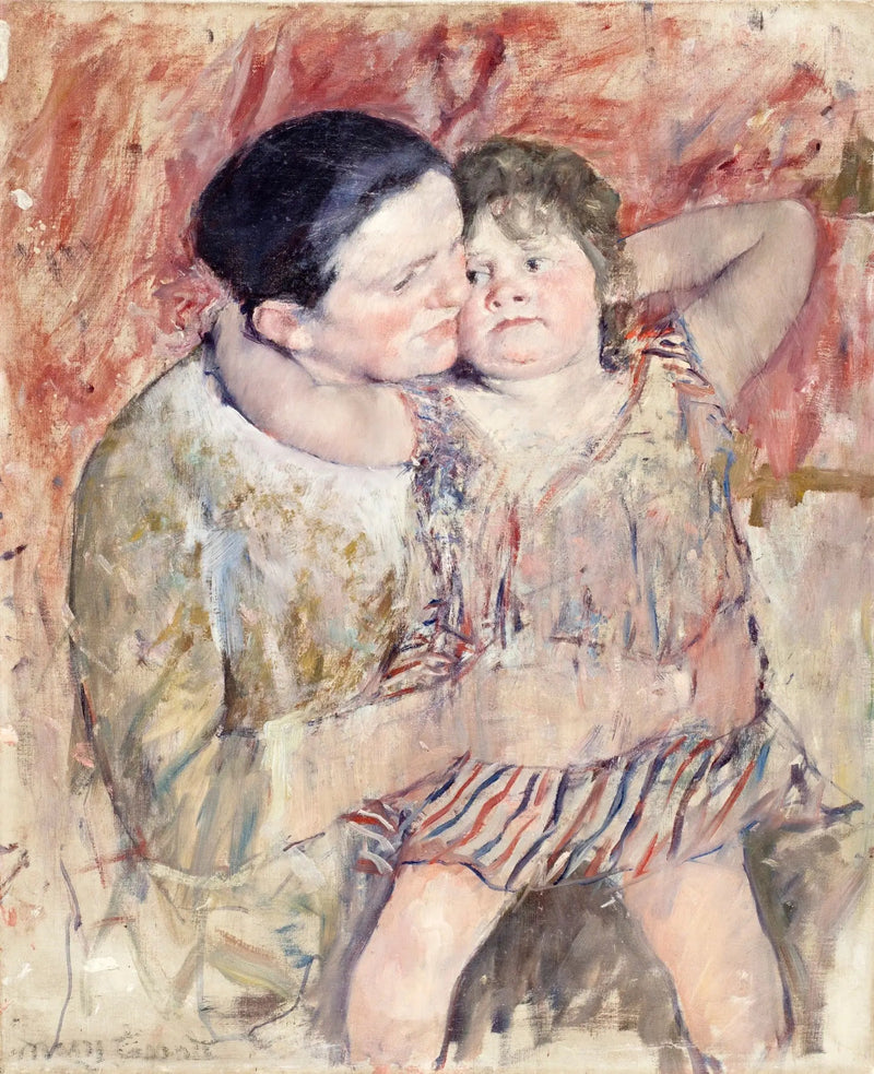 Kvinde og barn - Mary Cassatt