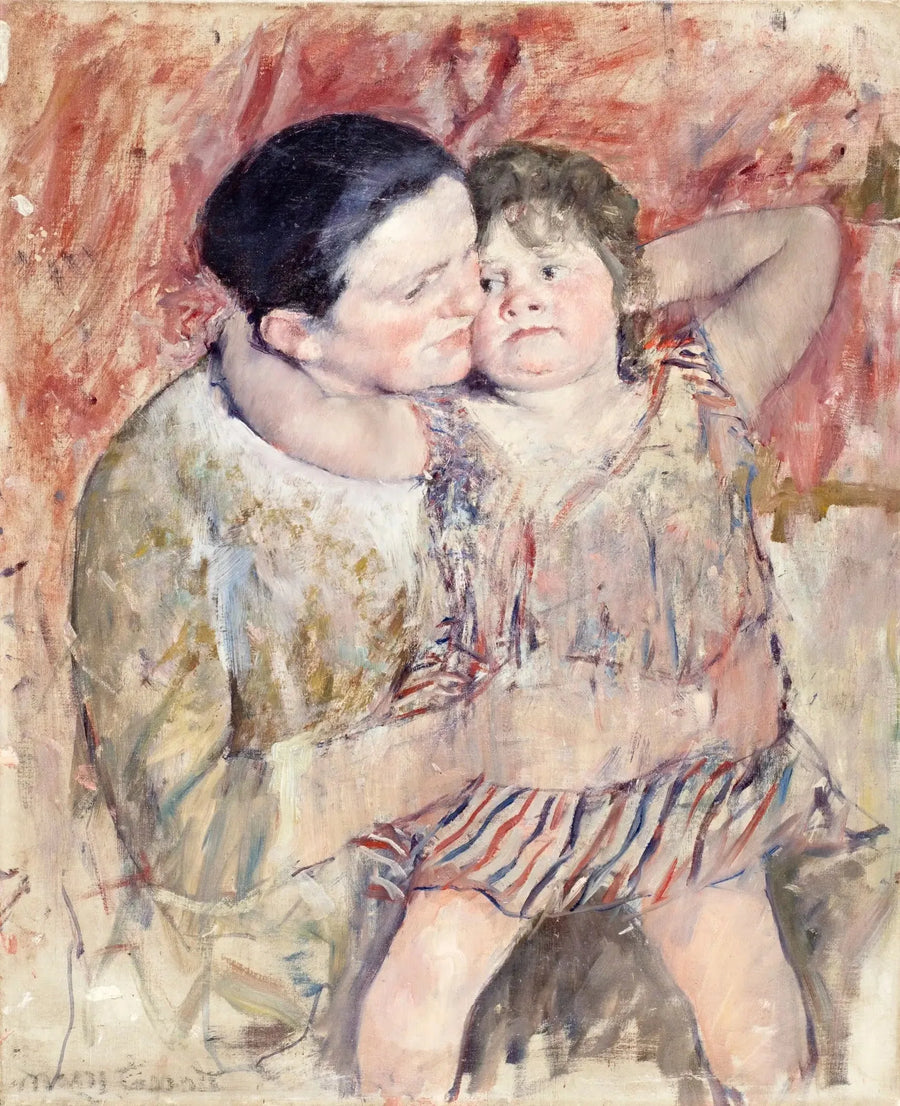 Kvinde og barn - Mary Cassatt