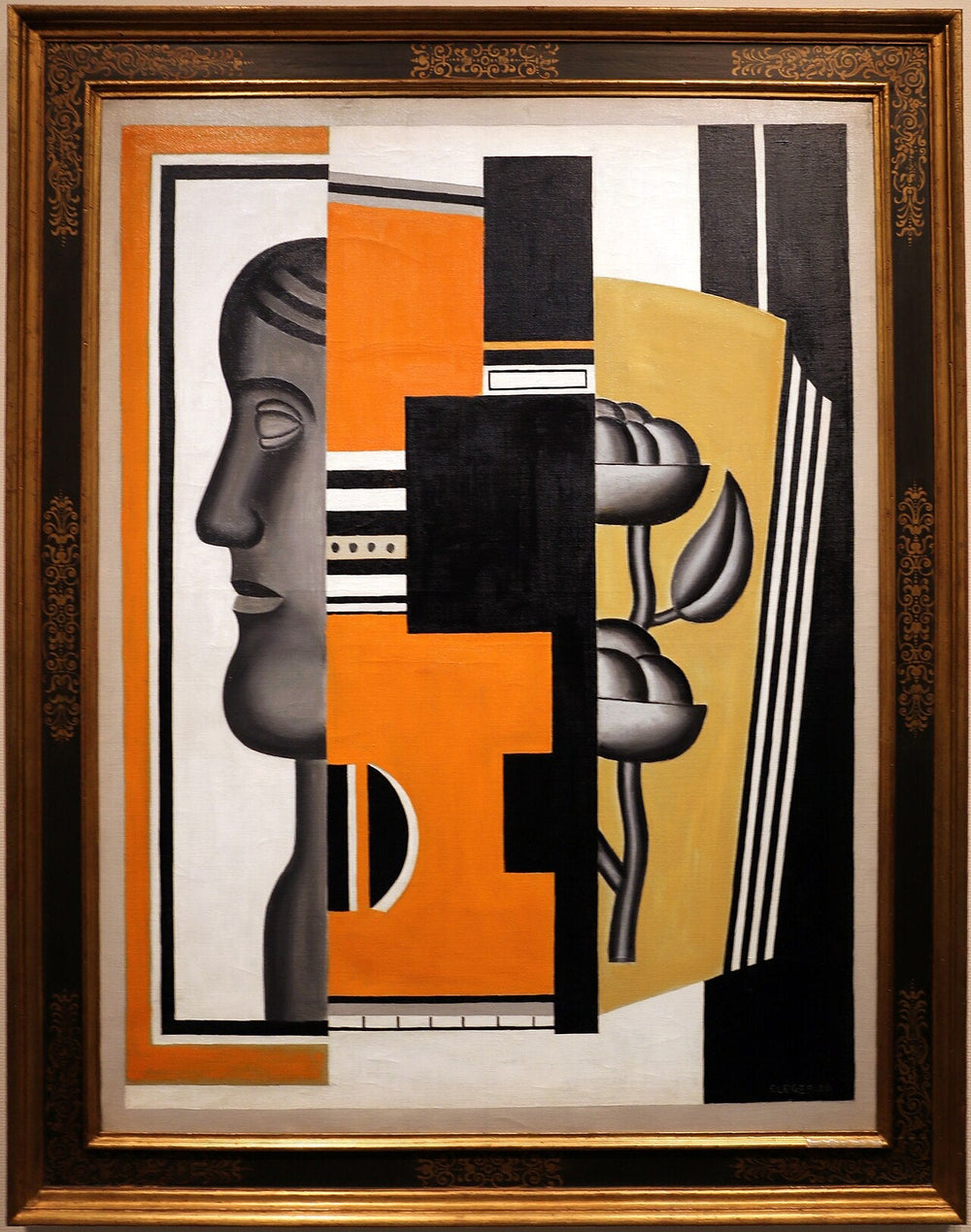 Femme et fleur - Fernand Léger image 1 reproduction réalisée par Alpha Reproduction